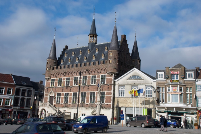The city hall was built in the 14th century